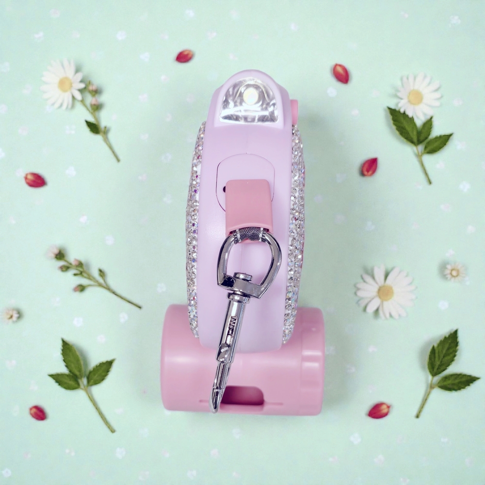 Pink Rhinestone Dog Leash - Picture 2 of 7